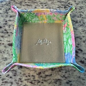 Lilly Pulitzer Catch All Tray in Bright Delight Patch Print